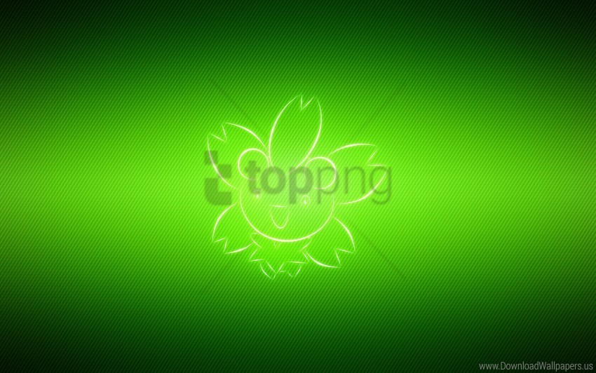 cherrim green pokemon wallpaper Isolated Subject on HighResolution Transparent PNG