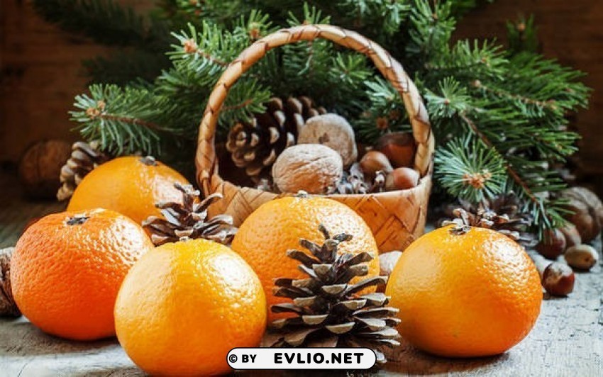 christmas wallpaper with oranges Transparent PNG images complete library