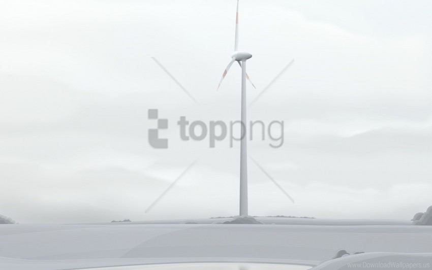 city gloomy windmill wallpaper Isolated Object in Transparent PNG Format