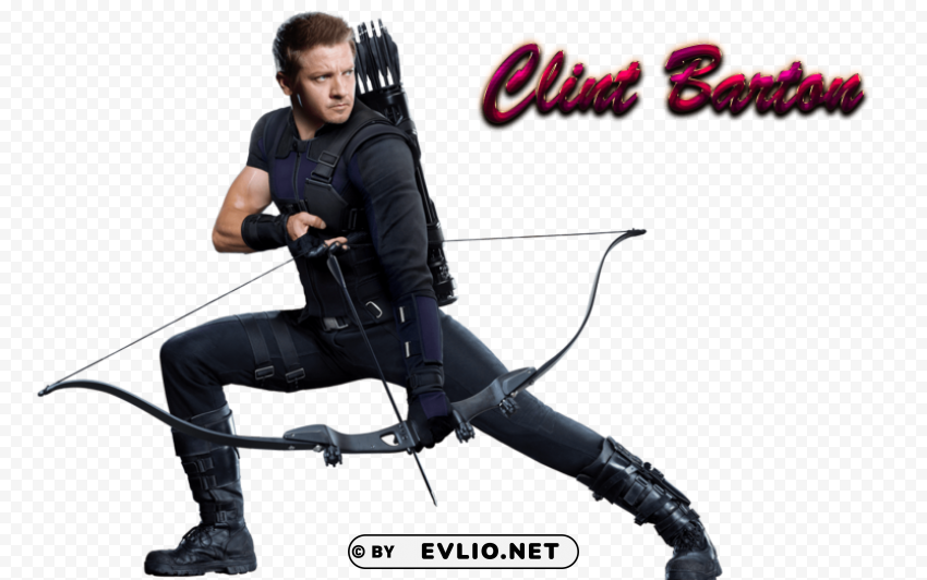 clint barton free PNG Image Isolated with Clear Background