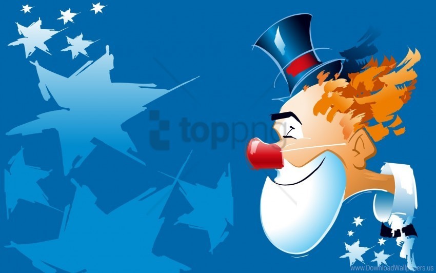 clown face hat humor makeup wallpaper PNG images with transparent elements pack