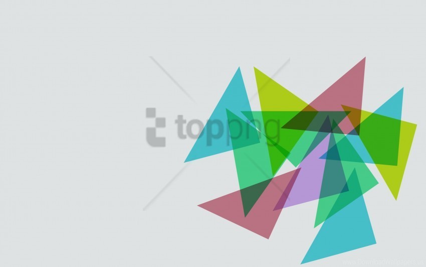 colorful shapes triangles wallpaper PNG for web design
