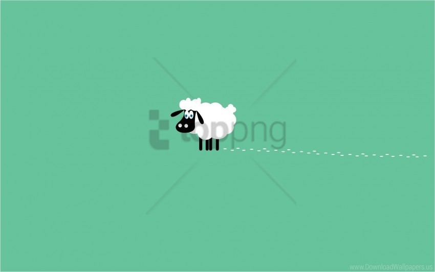 curly minimalism sheep trails wallpaper HighResolution PNG Isolated Illustration