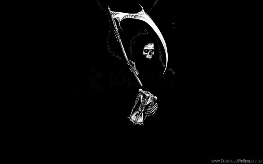 dark death with a scythe drawing shadow vector wallpaper PNG Image with Transparent Cutout