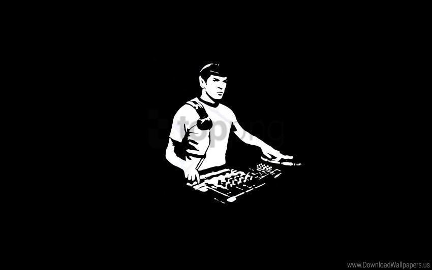 dj drawing installation wallpaper Clear PNG file