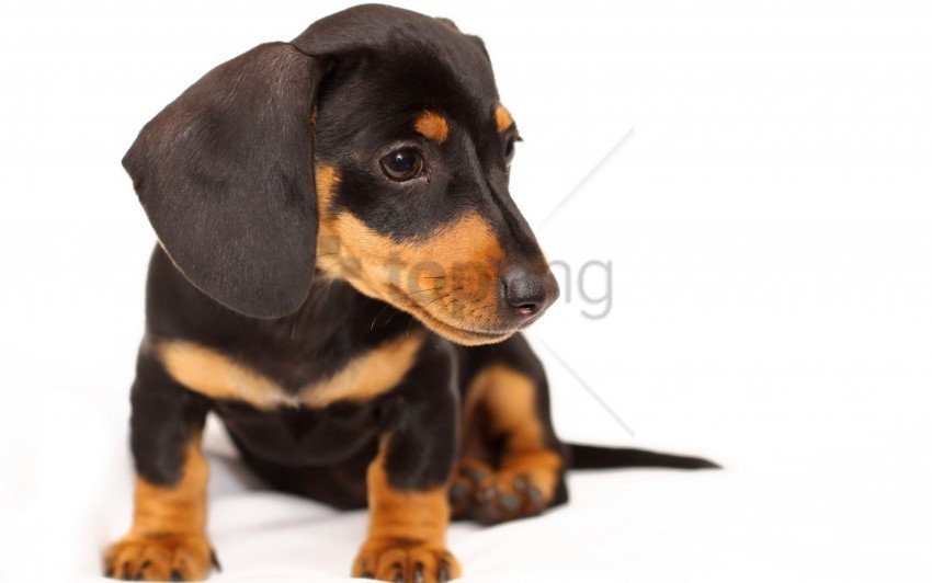 dog ears puppy sitting small snout wallpaper Transparent picture PNG