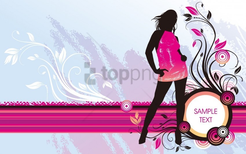 dress girl pink style wallpaper Transparent PNG graphics archive
