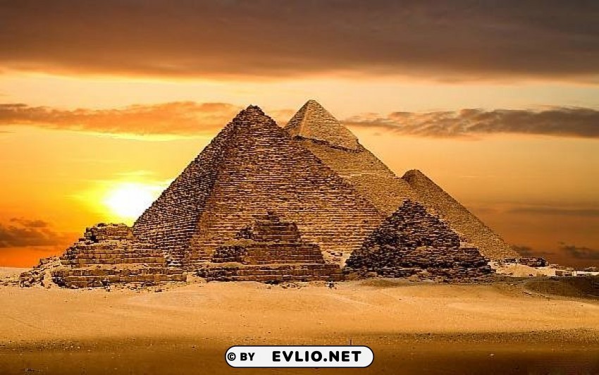 egyptian pyramids PNG with no background required