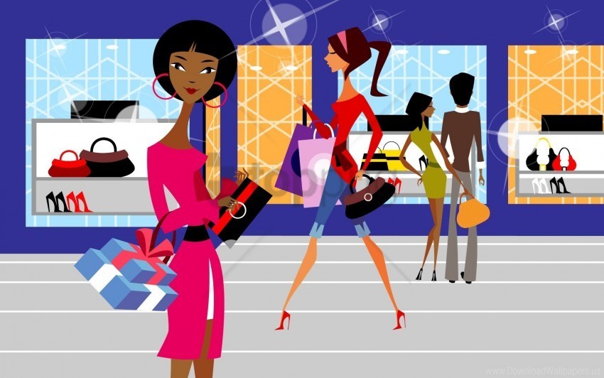 entertainment people shop shopping wallpaper Isolated Illustration in HighQuality Transparent PNG