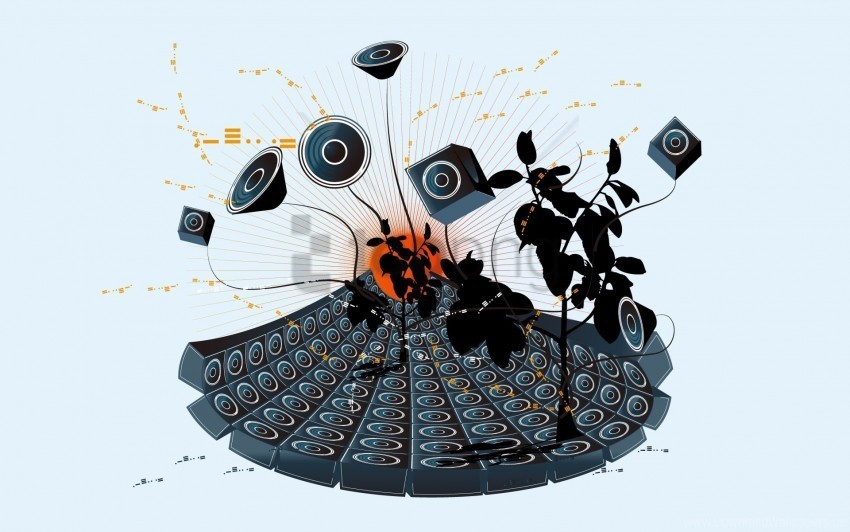 explosion figures music speakers wallpaper PNG transparent images bulk