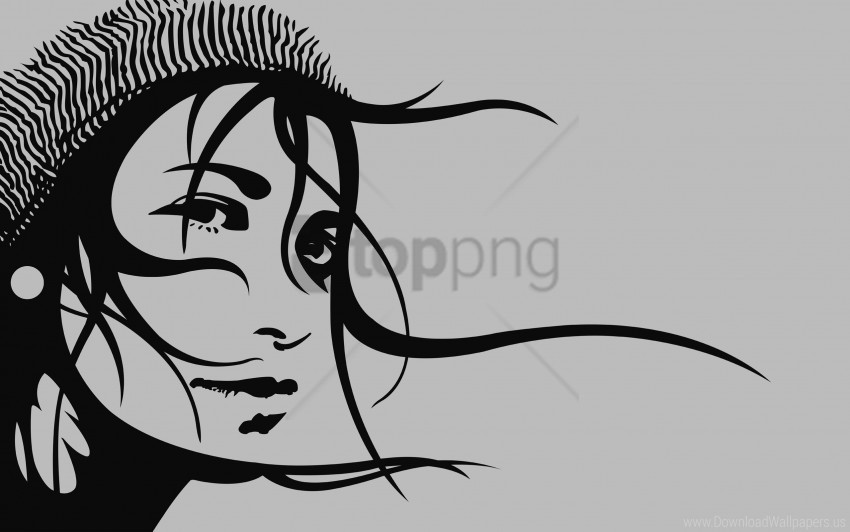 eyes girl hair hat wallpaper PNG transparent images for websites