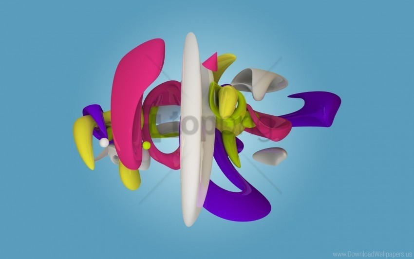 figure form multi-colored wallpaper PNG Graphic with Clear Isolation