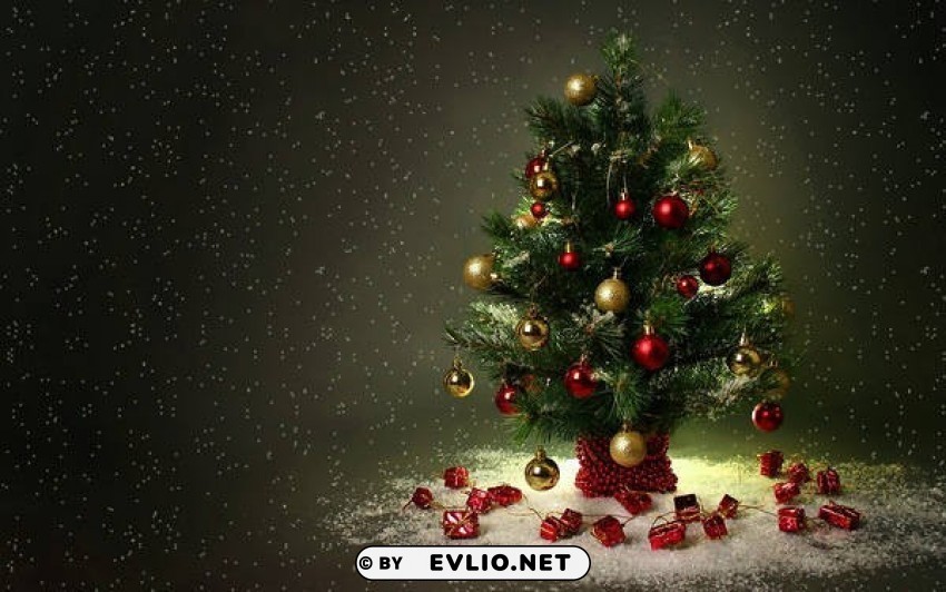 Green Christmas Tree ClearCut Background Isolated PNG Graphic Element