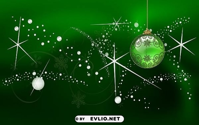 green xmas Isolated Character in Transparent PNG