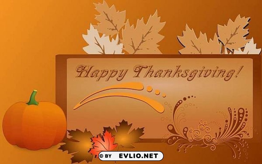 happy-thanksgiving-swirls Free download PNG with alpha channel extensive images