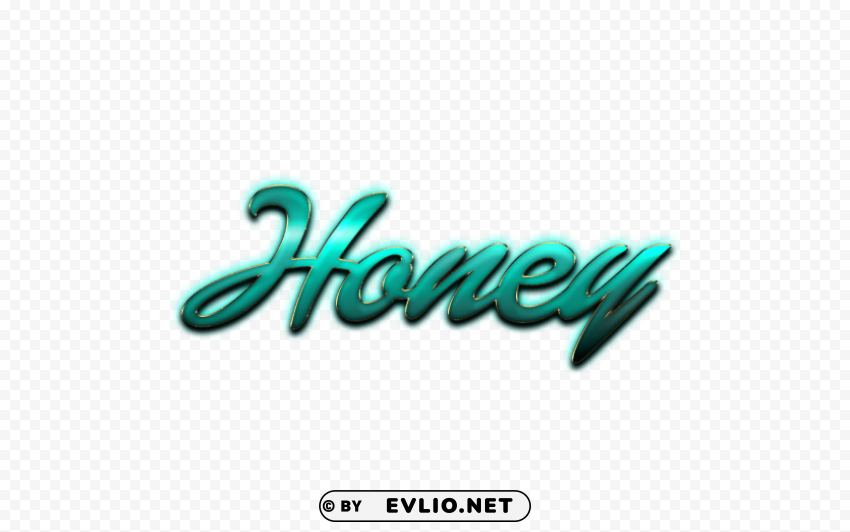honey name logo PNG pictures without background