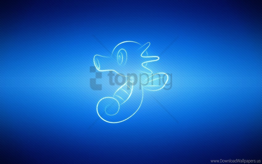 Horse Horsea Pokemon Sea Wallpaper Isolated Subject On HighQuality Transparent PNG