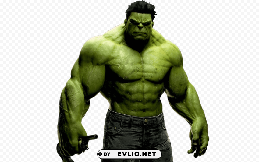 Hulk Isolated Artwork In Transparent PNG