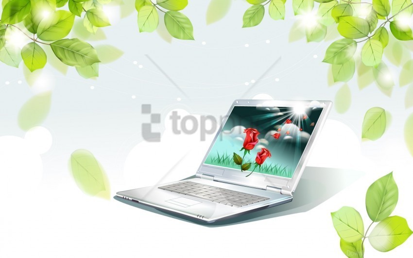 Leavis Netbook Notebook Sky Wallpaper Free PNG