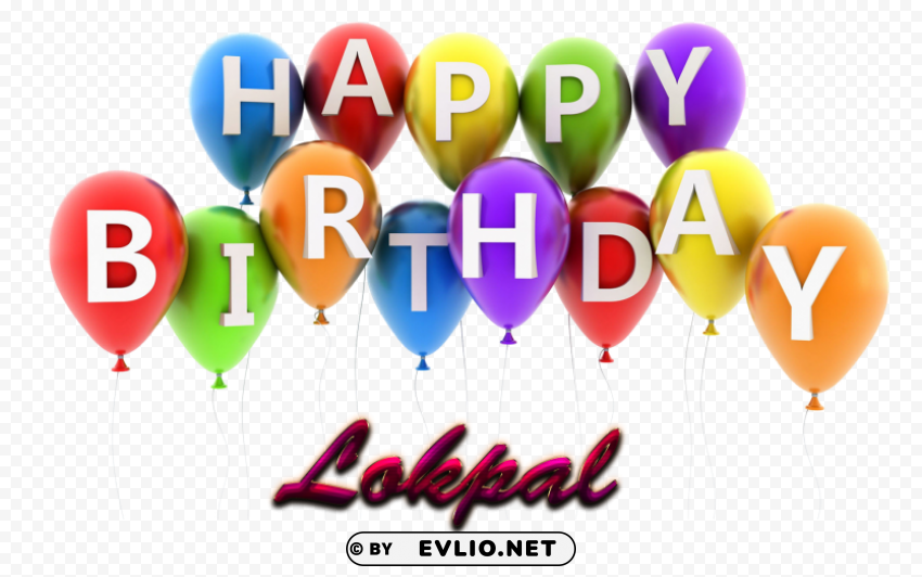 lokpal happy birthday vector cake name Transparent PNG pictures archive