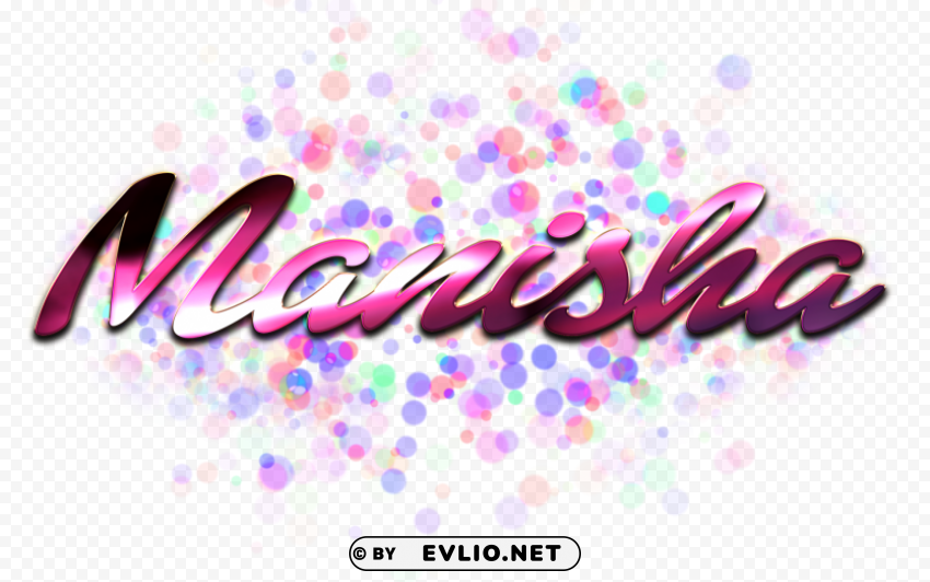 manisha name logo bokeh Free PNG images with transparent layers diverse compilation