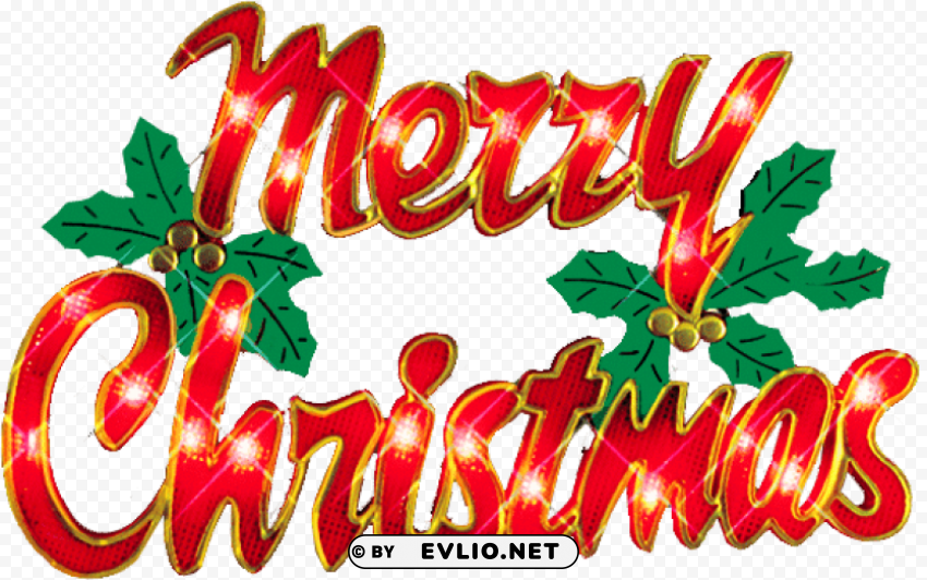 merry christmas im PNG files with clear background collection