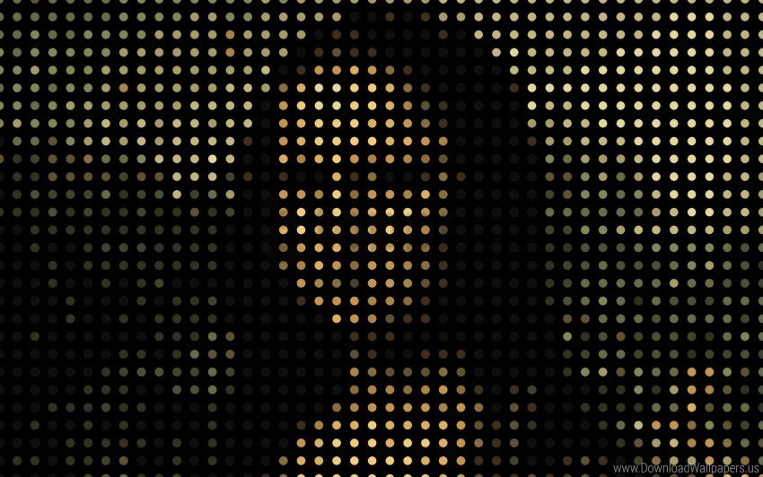 mona lisa pixels portrait wallpaper PNG files with transparent elements wide collection