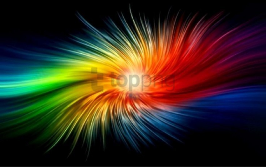 Neon Color Splash On White PNG Images With No Background Assortment