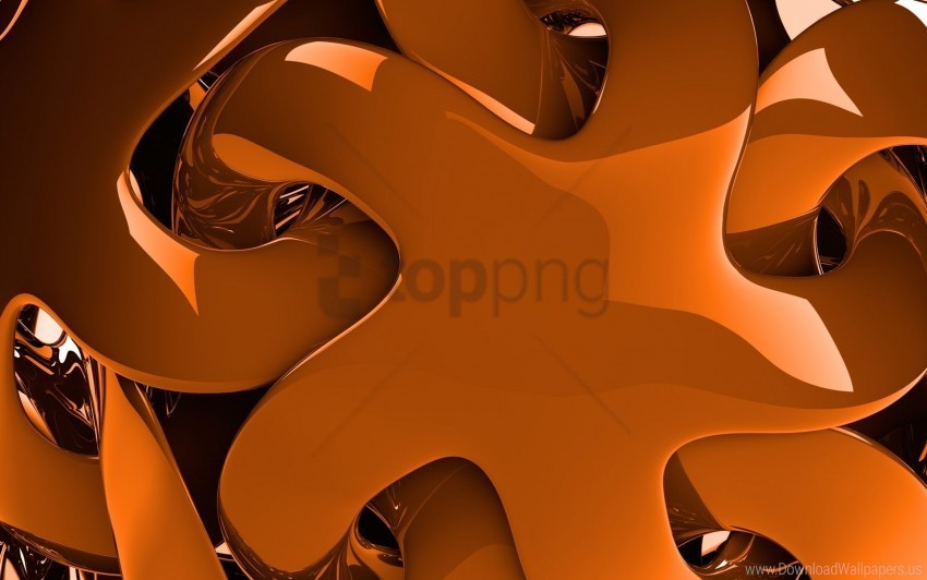 orange shape smooth star wallpaper PNG Isolated Object with Clear Transparency