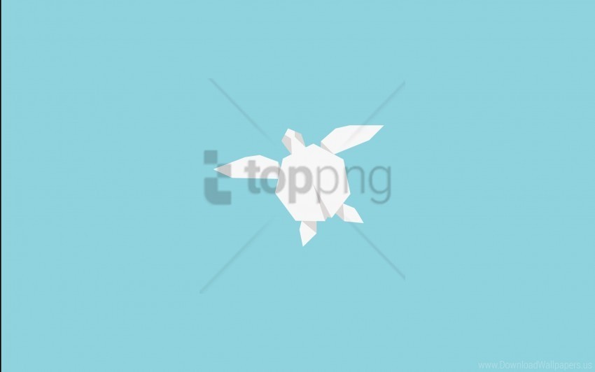 origami paper turtle wallpaper PNG images with alpha transparency free