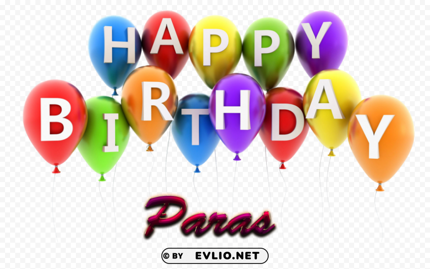 paras happy birthday vector cake name ClearCut Background Isolated PNG Graphic Element
