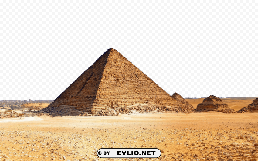 Egyptian Pyramid in Desert PNG images without licensing