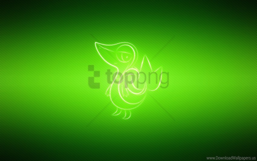 pokemon poultry snivy wallpaper PNG images for mockups