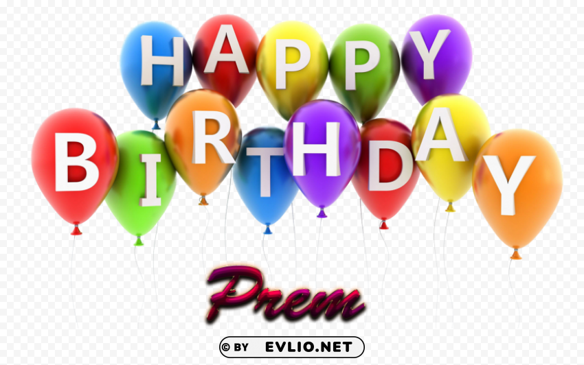prem happy birthday vector cake name Free download PNG with alpha channel
