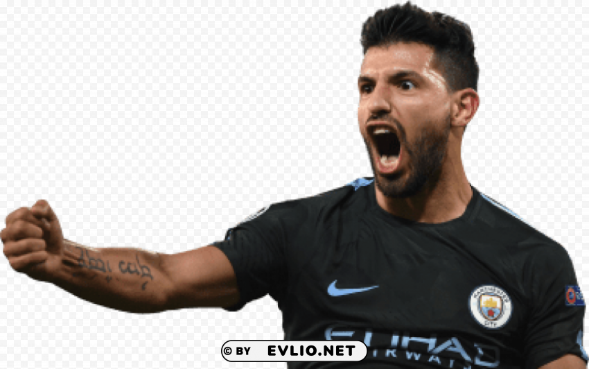 sergio aguero Isolated Element on Transparent PNG