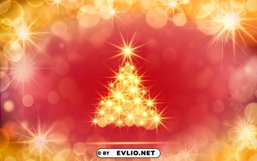tree glare bokeh circles shine new year Isolated Graphic on Transparent PNG