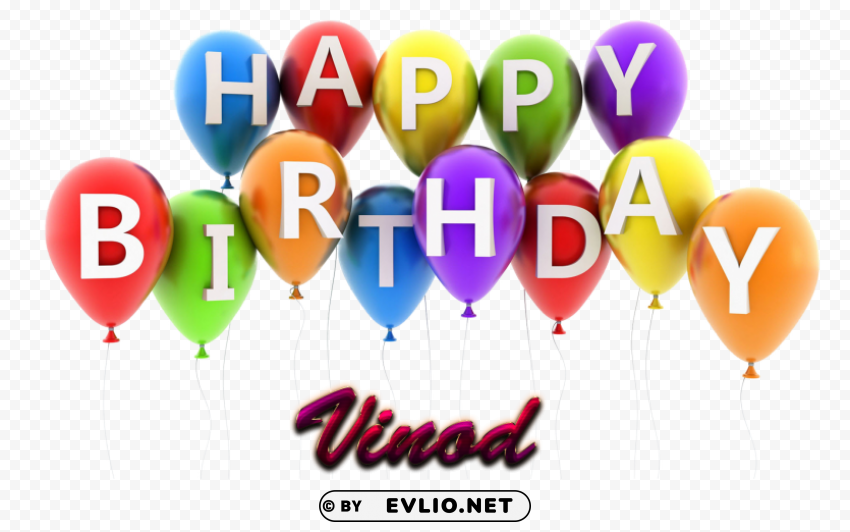 vinod happy birthday vector cake name Transparent art PNG PNG image with no background - Image ID 62e0b299