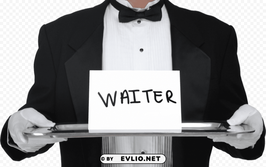 waiter HighQuality PNG Isolated Illustration