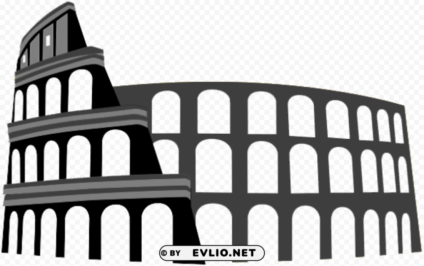 colosseum image PNG design clipart png photo - b3531a65