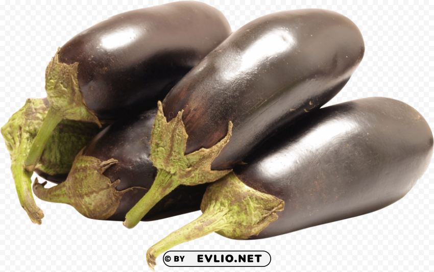 eggplant Transparent PNG Isolated Object