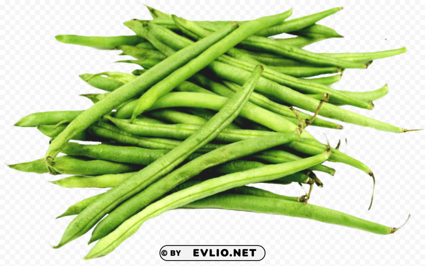 green beans Clear Background PNG Isolated Item