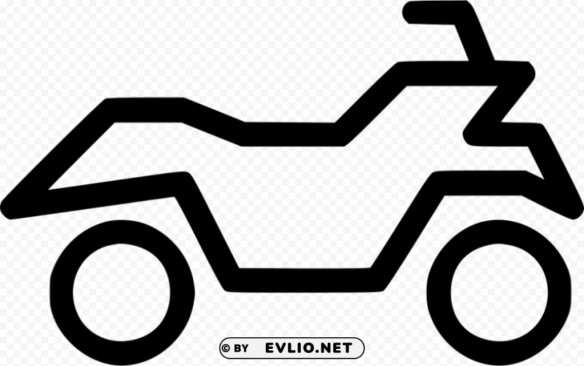 motorcycle Transparent Background Isolated PNG Character