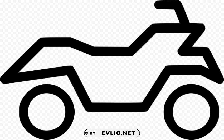 Motorcycle Transparent Background Isolated PNG Character