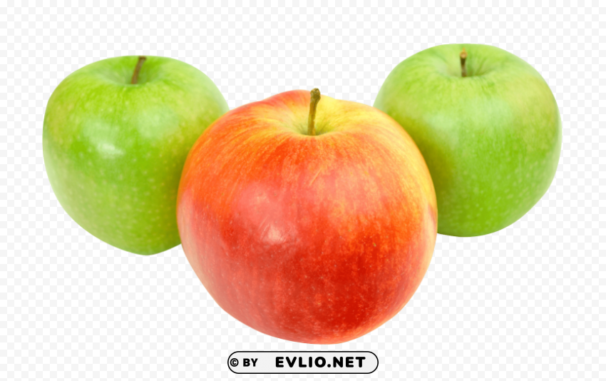 red and green apples High-resolution transparent PNG files