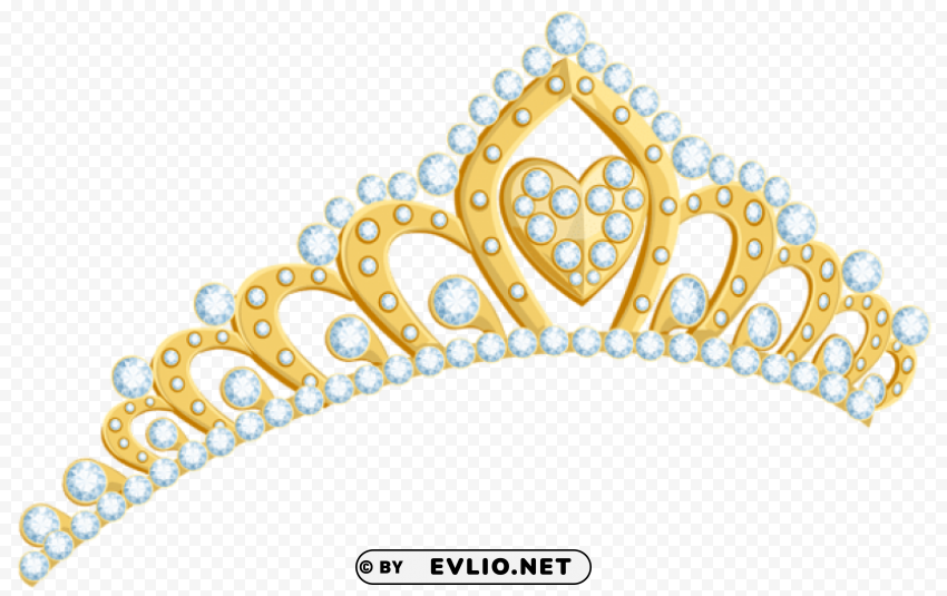 golden tiara Isolated Subject in HighResolution PNG