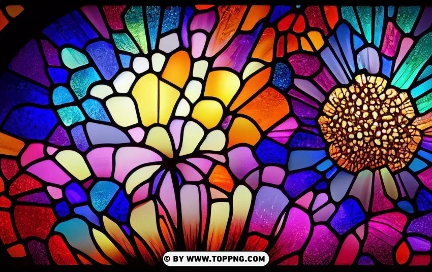 Abstract Elegance Stained Glass and PNG with clear background extensive compilation