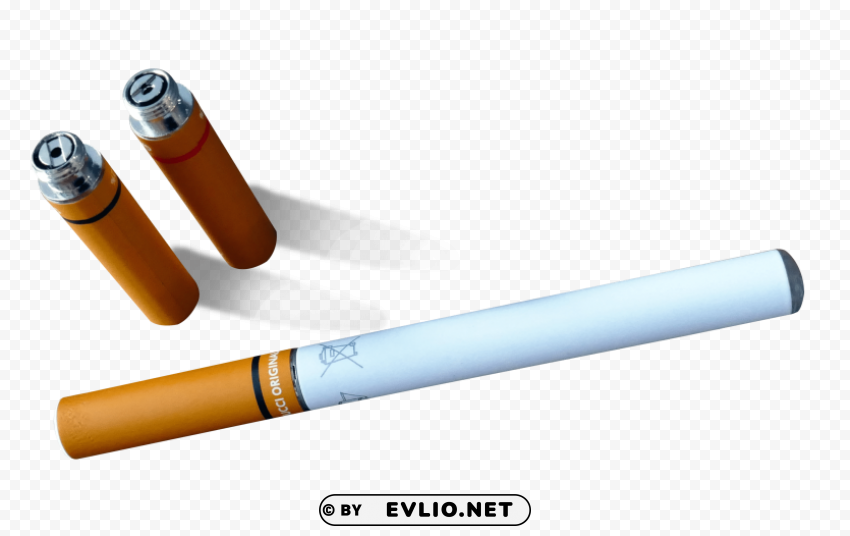Electronic Cigarette PNG Graphic Isolated on Clear Backdrop
