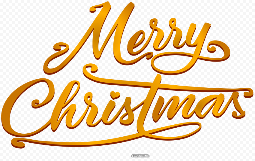 merry christmas golden transparent Free PNG images with alpha channel set - Image ID 7d5bcd6e