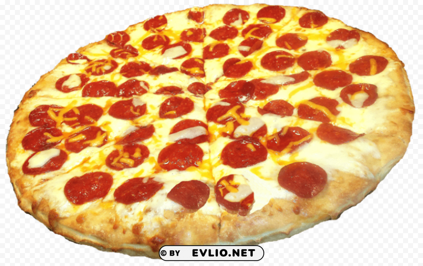 pepperoni pizza Transparent PNG artworks for creativity