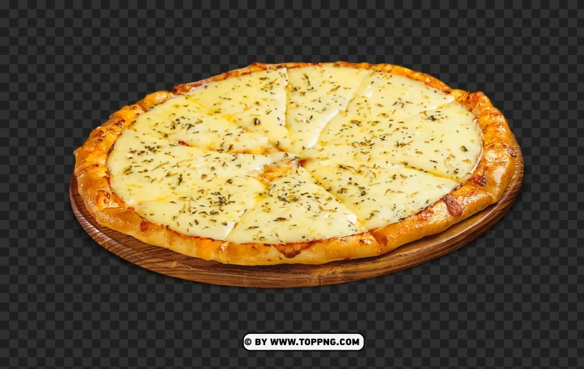 Cheese Pizza with Italian Garlic Bread HD Transparent PNG images for graphic design
